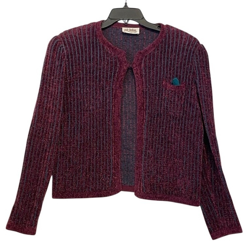 St. John‎ by Marie Gray Chenille Knit Cardigan